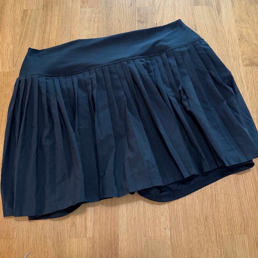 Abercrombie & Fitch YPB XXL Black MotionTEK Lined Pleated Tennis Skirt Skort